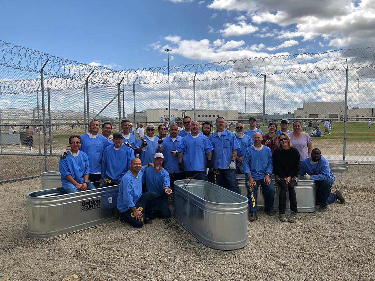 Avenal State Prison garden